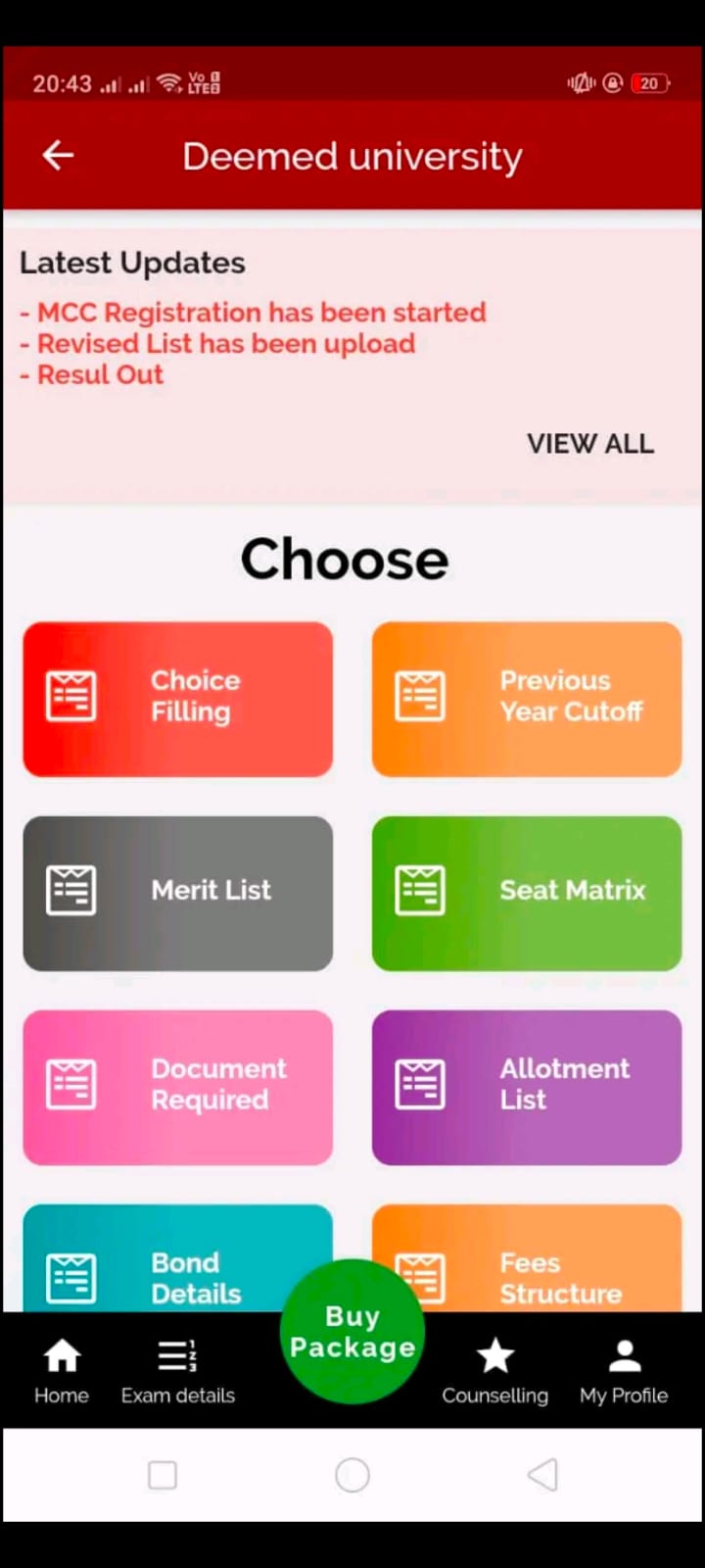 Gyanshetra App Screen 2